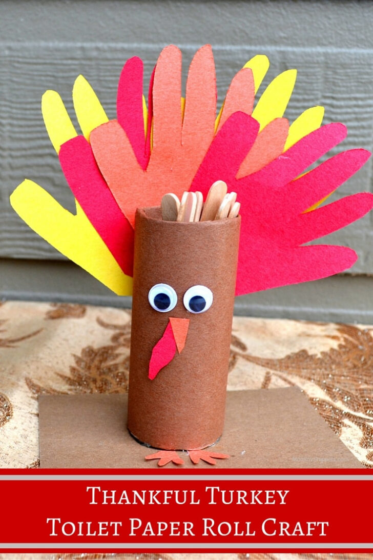 Tissue Paper Turkey Craft Template