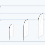 Angled Flag Banners   Custom Angled Feather Flags | Printrunner Intended For 9 Ft Feather Flag Template