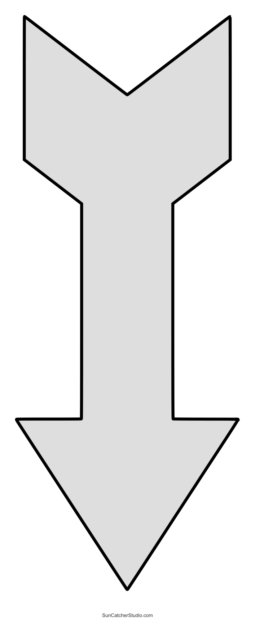 Arrow Icons, Patterns, Stencils, Clipart (Left, Right, Up, Down regarding Arrow Feather Printable Template