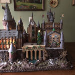 Asked My Mom To Do A Harry Potter Inspired Gingerbread House This Intended For Harry Potter Gingerbread House Template