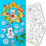 Autumn To Winter Wreath Craft| Learning Resources Uk For All Brands Sewing Template Feather Wreath Template