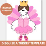 Ballerina Turkey Disguise Template Printable Disguise A Turkey In Regarding Disguise A Turkey Ballerina Template