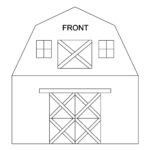 Barn Gingerbread House Template In Barn Gingerbread House Template