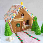Best Homemade Gingerbread House | Recipe + Template — Bless This Mess With Gingerbread House Recipe Template