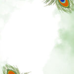 Bird Feather Page Border And Printable Background In Word   Slidesdocs Regarding Bird Feather Word Template