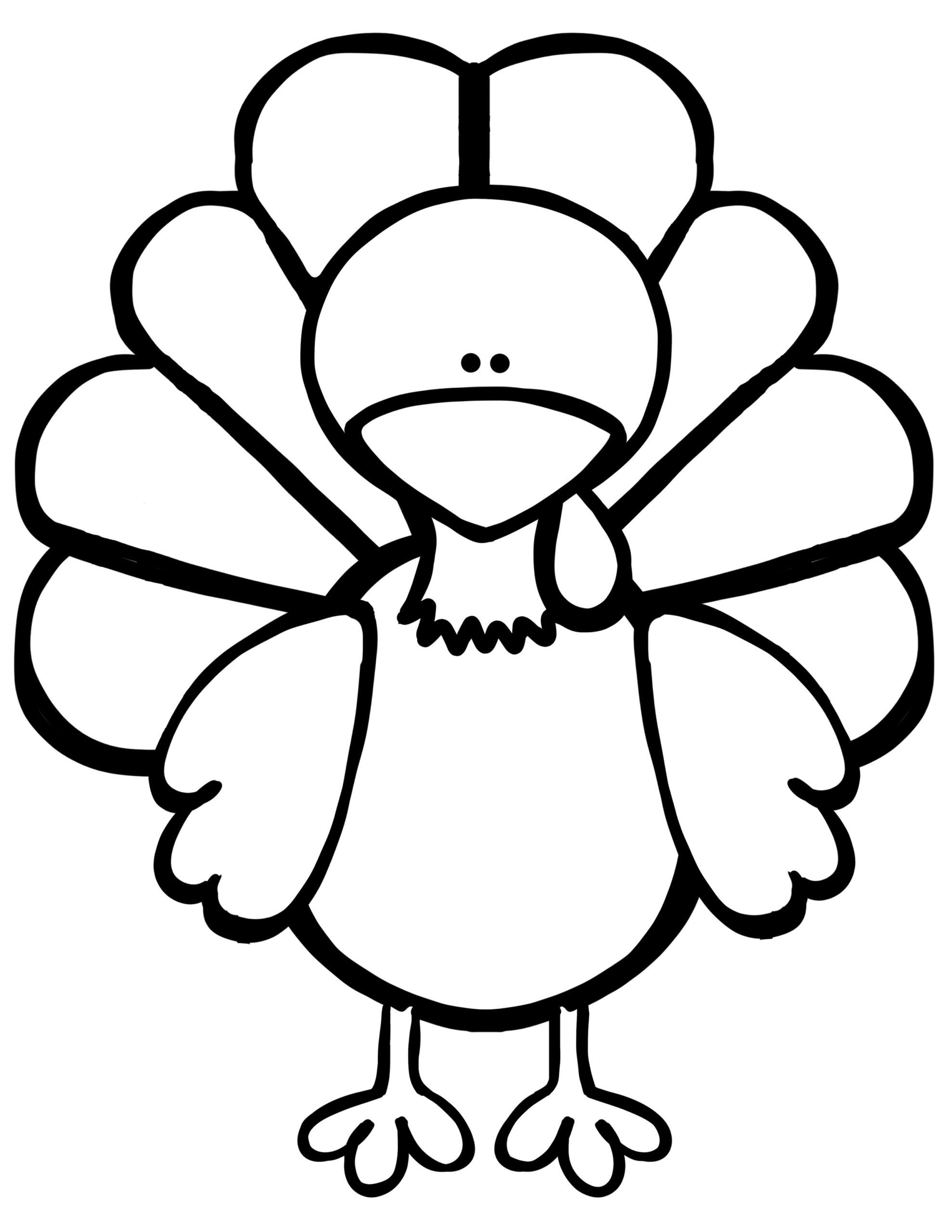 Blank Turkey Template | Turkey Art, Turkey Coloring Pages, Turkey for Blank Turkey Template Printable