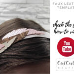 Boho Feathers Headband Svg Templates, Diy Faux Leather Headband, Felt  Headband Pattern Pdf, Hair Accessory Craft Project Inside Feather Headband Template