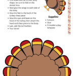 Build A 3D Turkey (Free Cut Out Printable) Pertaining To Free Printable Turkey Craft Template