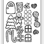 Build A Gingerbread House Printable Activity (Free Pdf Downloads In Gingerbread House Candy Template Printable