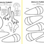 Build A Turkey Craft: Free Printable | Craft Corner Diy Within Easy Turkey Body Template