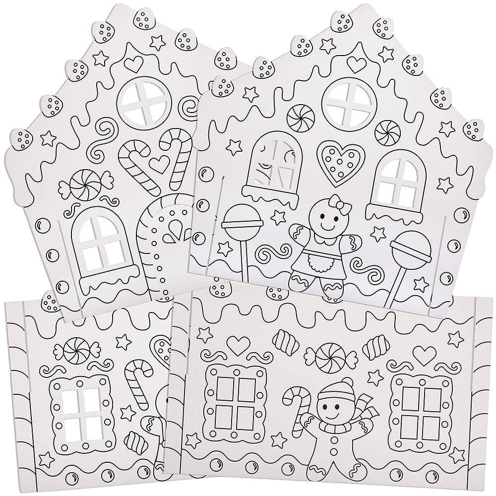 Build Your Own Giant Gingerbread Play House throughout Giant Gingerbread House Template