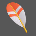 Cape Feather Super Mario Artikel 8K 3D Modell   Turbosquid 1856659 Regarding Super Mario Feather Template