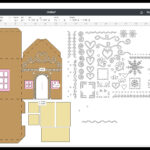 Cardboard Gingerbread Houses + Svg Files   Happiness Is Homemade Inside Cricut Gingerbread House Template