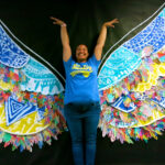 Cassie Stephens: In The Art Room: Kelsey Montague Inspired Mural Intended For Feather Template For Wing Mural
