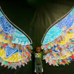 Cassie Stephens: In The Art Room: Kelsey Montague Inspired Mural With Feather Wings Mural Template