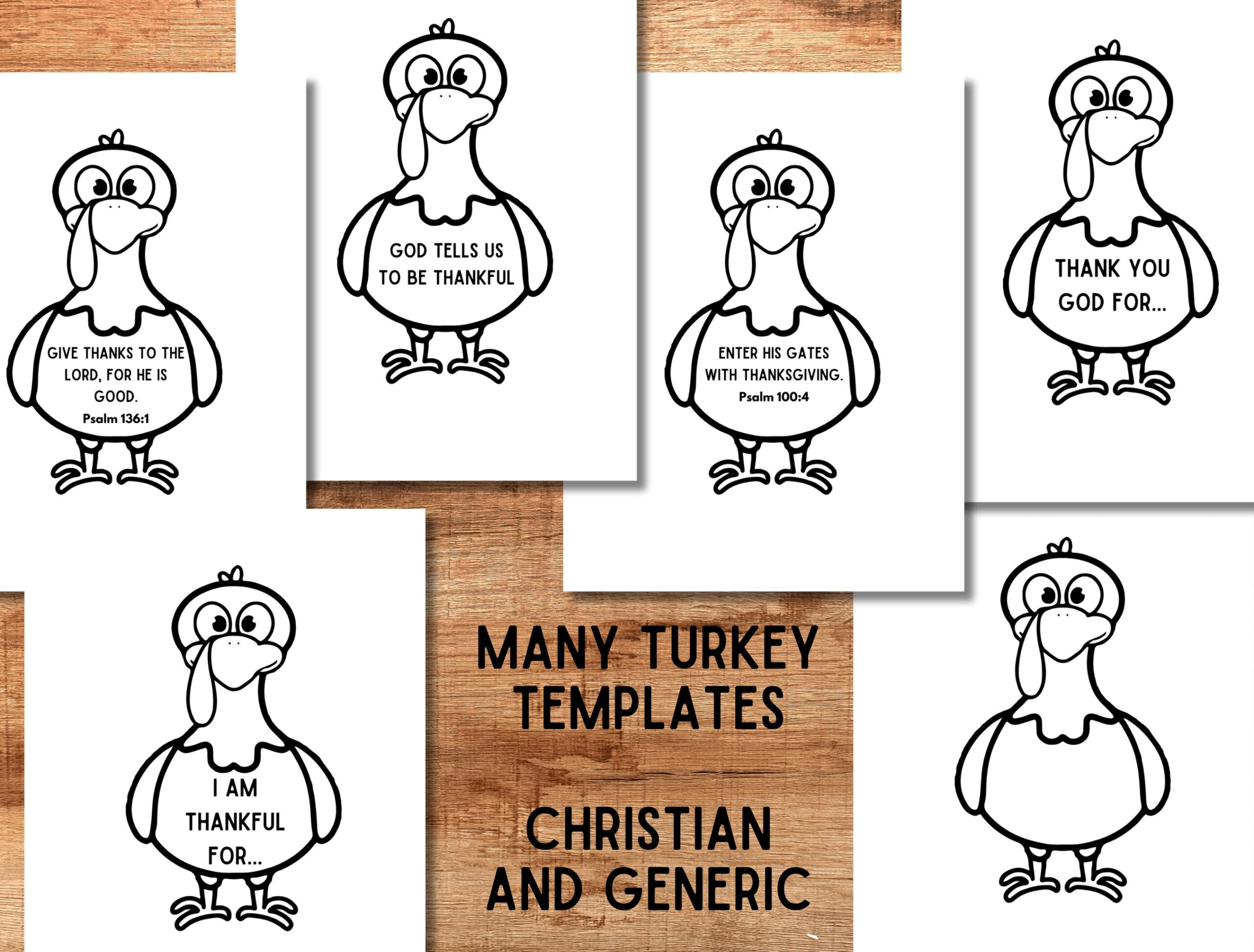 Christian Thanksgiving Printable, Give Thanks To God Turkey Craft within Free Templates Of Turkeys With Thank God