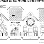 Christmas Coloring Pages   Www.ninacuneo Regarding Gingerbread House Template Coloring