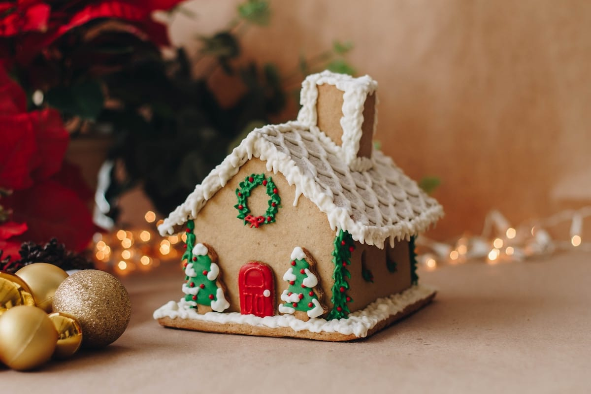 Christmas Customs - Gingerbread House Recipe Picture Free Pdf in Gingerbread House Template Fancy