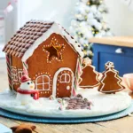 Christmas Gingerbread House Intended For Gingerbread House Recipe And Template Uk