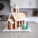Church [Gingerbread Template]   Etsy Pertaining To Church Gingerbread House Template