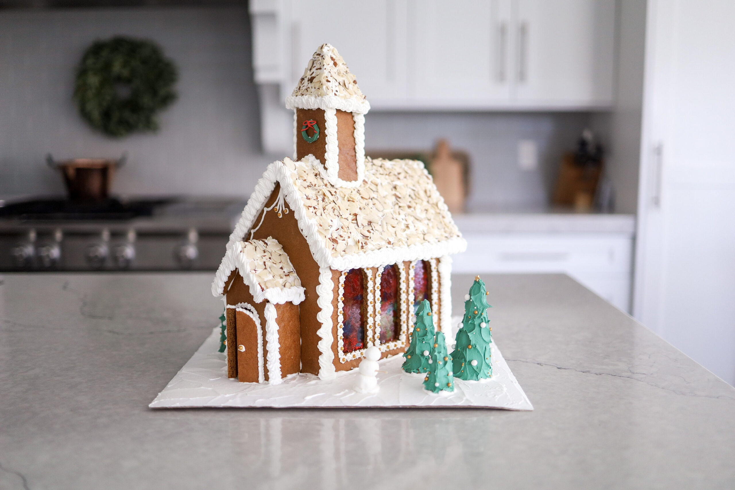 Church [Gingerbread Template] - Etsy pertaining to Church Gingerbread House Template