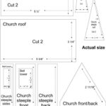 Church Village Illustrations | Gingerbread House Patterns, Glitter Within Gingerbread House Template Measurements