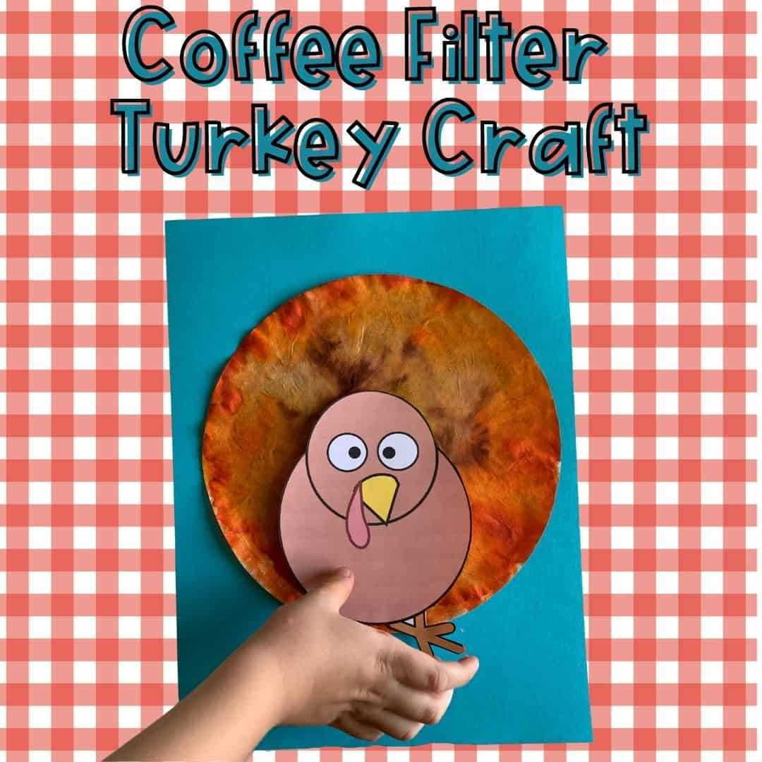 Coffee Filter Turkey Craft: A Diy Thanksgiving Craft For Kids regarding Coffee Filter Turkey Template