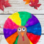 Coffee Filter Turkey Craft (With Printable Template) For Coffee Filter Turkey Template