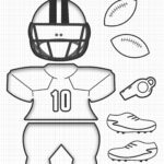 Coloring Football Turkey Disguise Clip Art   Football Turkey Within Football Player Turkey Disguise Template