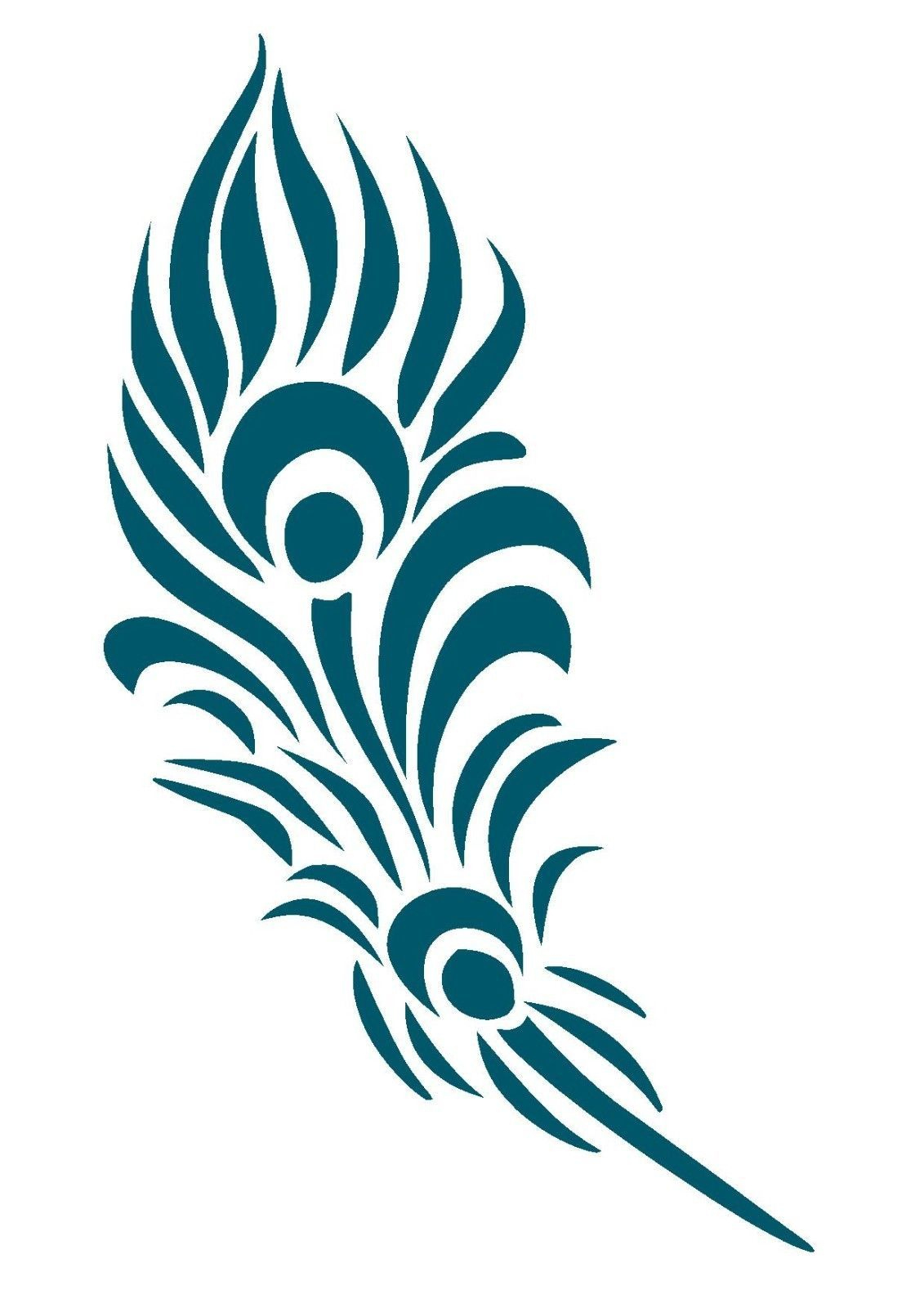 Craft Stencils &amp;amp; Templates For Sale | Ebay within Peacock Feather Stencil Template