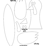 Create A Cute Pumpkin Turkey Centerpiece For Thanksgiving | Marin For Turkey Parts Template