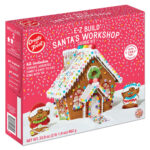 Create A Treat, Build Your Own Santa'S Workshop Gingerbread Cookie Regarding Santa&#039;s Workshop Gingerbread House Template