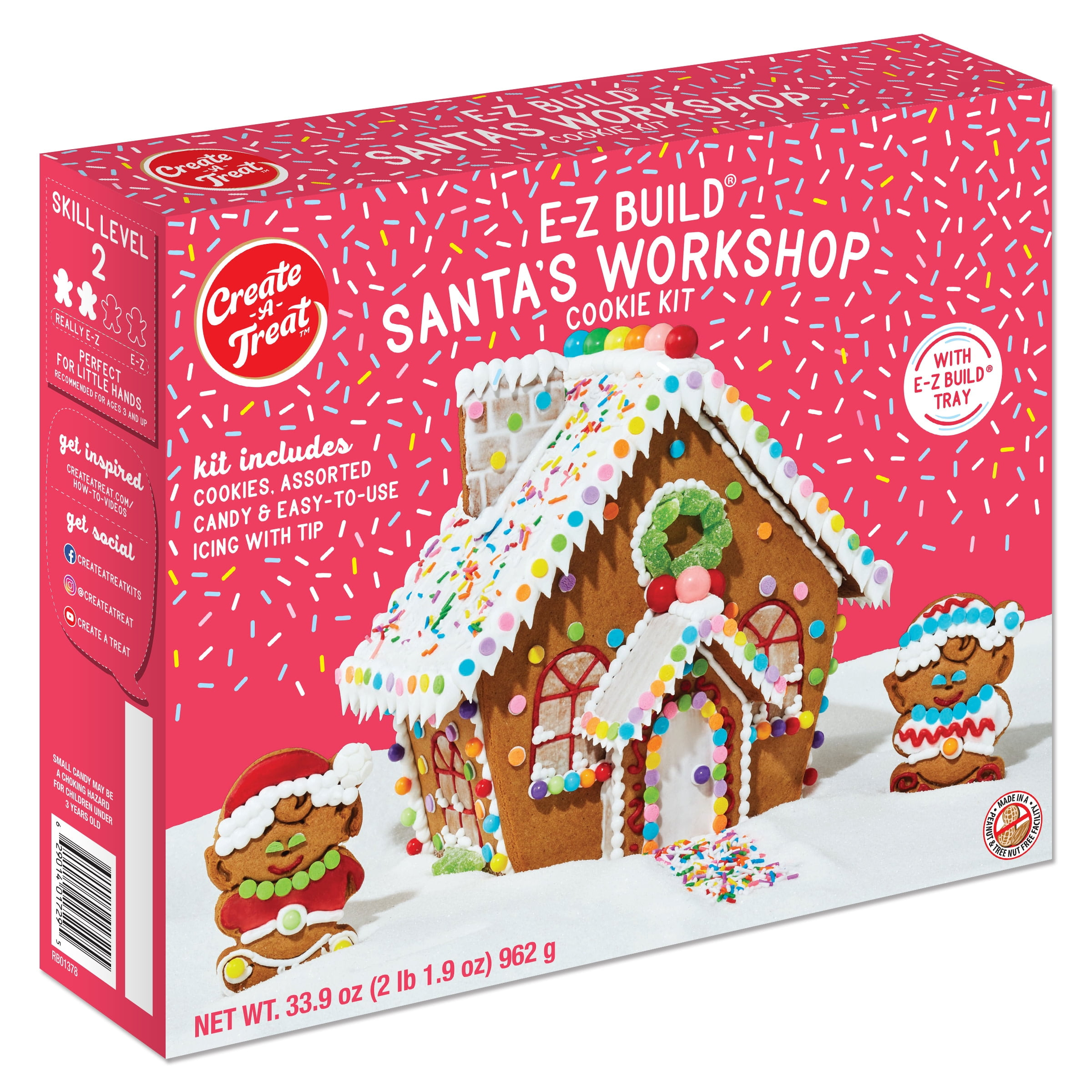 Create A Treat, Build Your Own Santa&amp;#039;S Workshop Gingerbread Cookie regarding Santa&amp;amp;#039;s Workshop Gingerbread House Template
