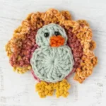 Crochet Turkey Wallhanging   Crochet 365 Knit Too Regarding Free Turkey Template Applique