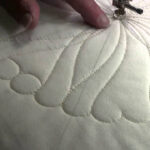 Curly Q Template With Feather Wreath Quilt Template Westalee Ruler Work Vidio