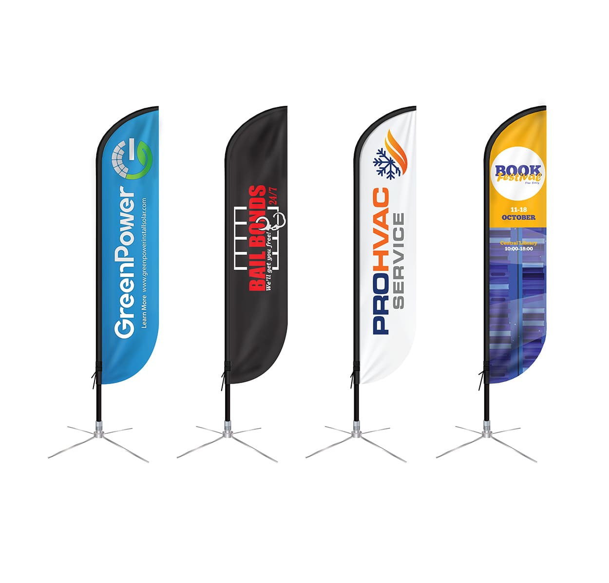 Custom Feather Banners | Printmoz intended for 9 Ft Feather Flag Template