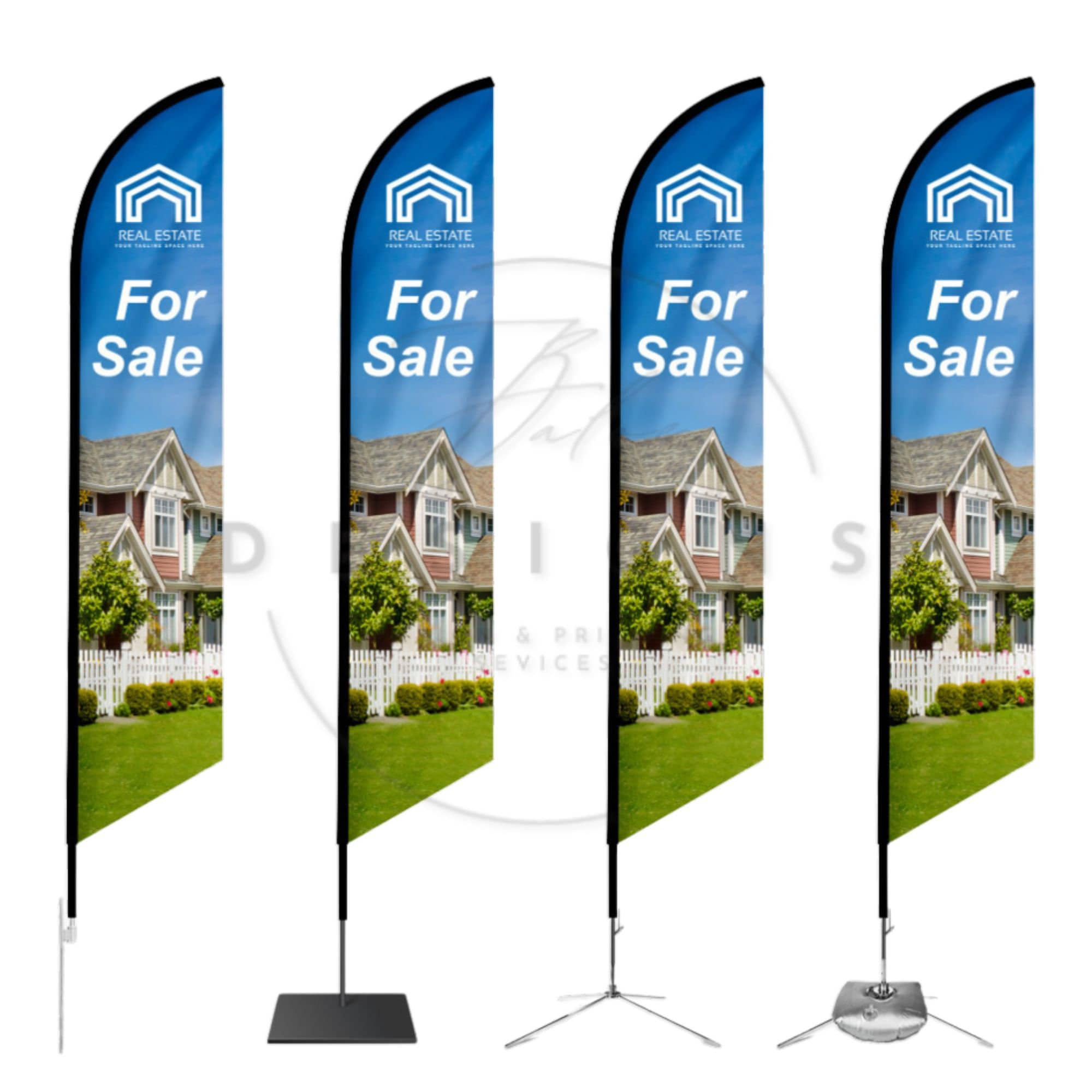 Custom Feather Flags, Feather Angled Flag, Flag Advertising with Feather Angled Flag Template Design