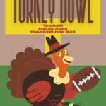 Custom Turkey Bowl Invitation | Printable Thanksgiving Football With Regard To Turkey Bowl Flyer Template