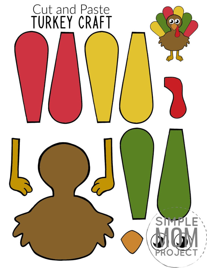 Cut and Paste Turkey Template