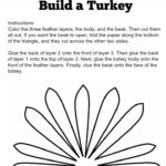 Cute Turkey Craft W/ Free Printable Template   Planning Playtime Intended For Turkey Template With Feathers