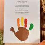 Cutest Turkey Handprint Craft + Poem Printable   Make Life Lovely For Turkey Handprint Template