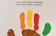 Cutest Turkey Handprint Craft + Poem Printable – Make Life Lovely in Free Turkey Handprint Template
