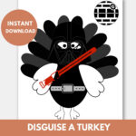 Darth Vader Turkey Disguise Template Printable | Disguise A Turkey Within Darth Vader Turkey Disguise Template Printable