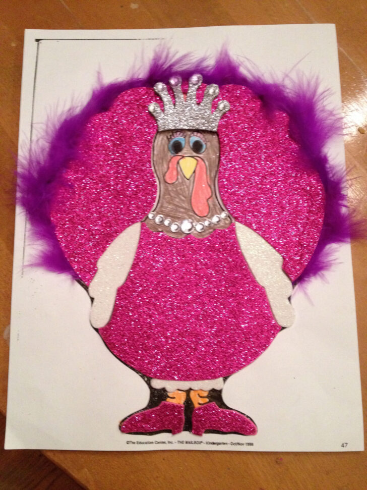 Princess Turkey Disguise Template