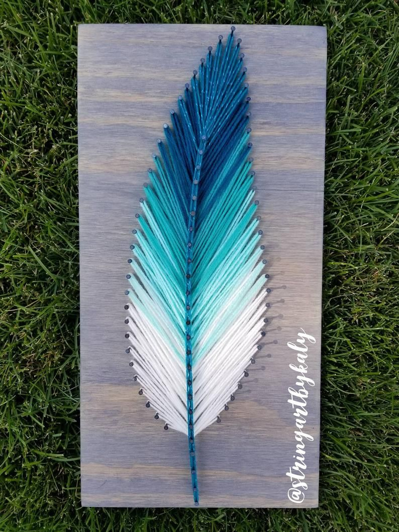 Discover 350 String Art Patterns And Nail String Art Ideas for Simple String Art Feather Template