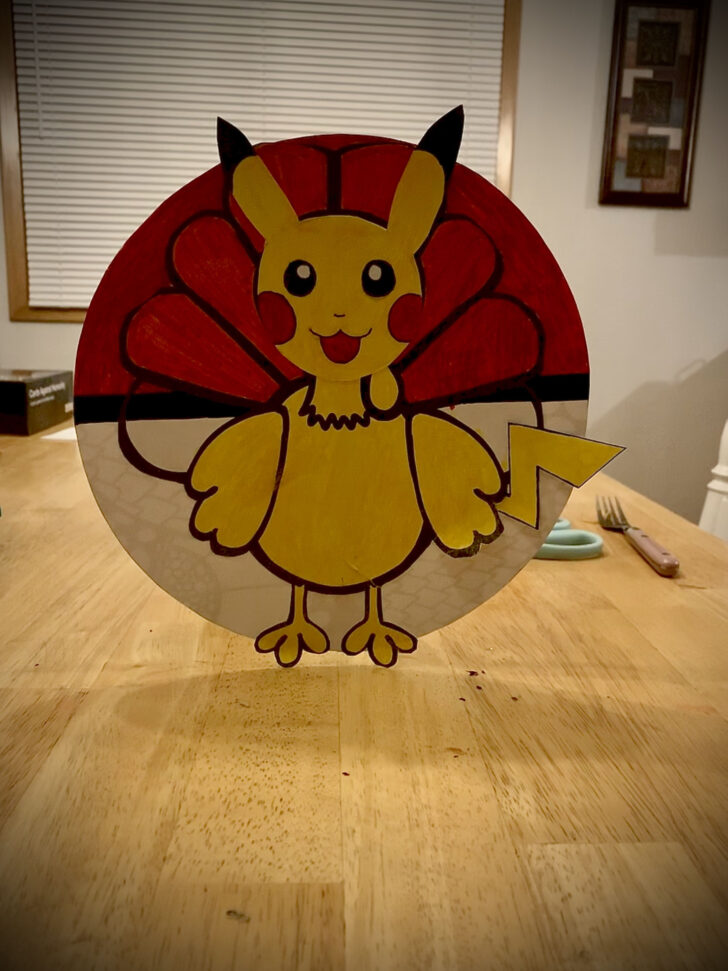 Free Printable Pikachu Turkey Disguise Template Free Printable Pikachu Turkey Disguise Template