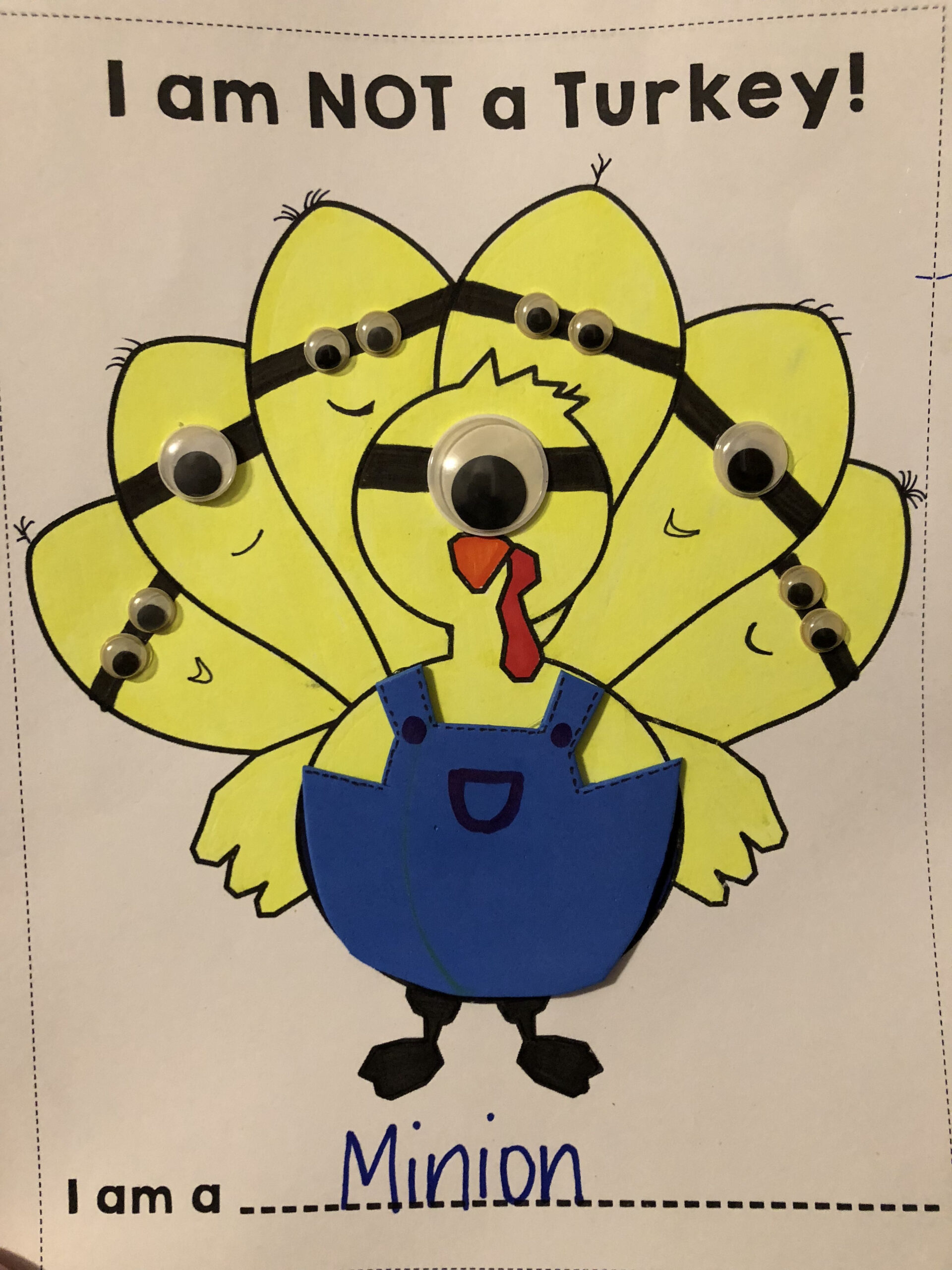 Discover 8 Work And Turkey Disguise Project Ideas | Turkey inside Minion Turkey Disguise Template Free