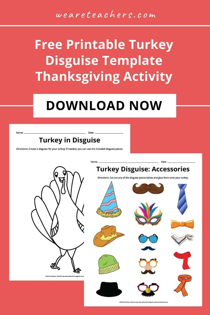 Discover The Hidden Turkeys With Our Free Printable Template inside Hidden Turkey Project Template