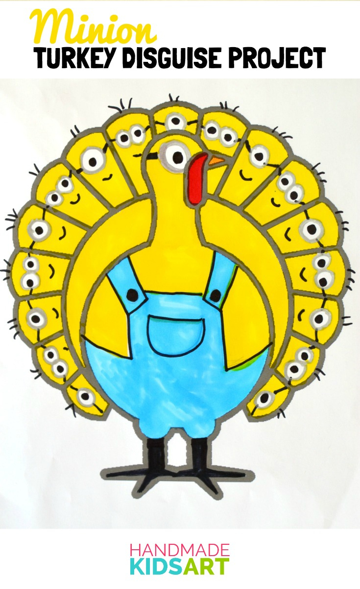 Disguise A Turkey, As A Minion? - Innovation Kids Lab for Minion Turkey Disguise Template