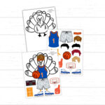 Disguise A Turkey Basketball Player, Basketball Player Turkey With Disguise A Turkey Basketball Player Template
